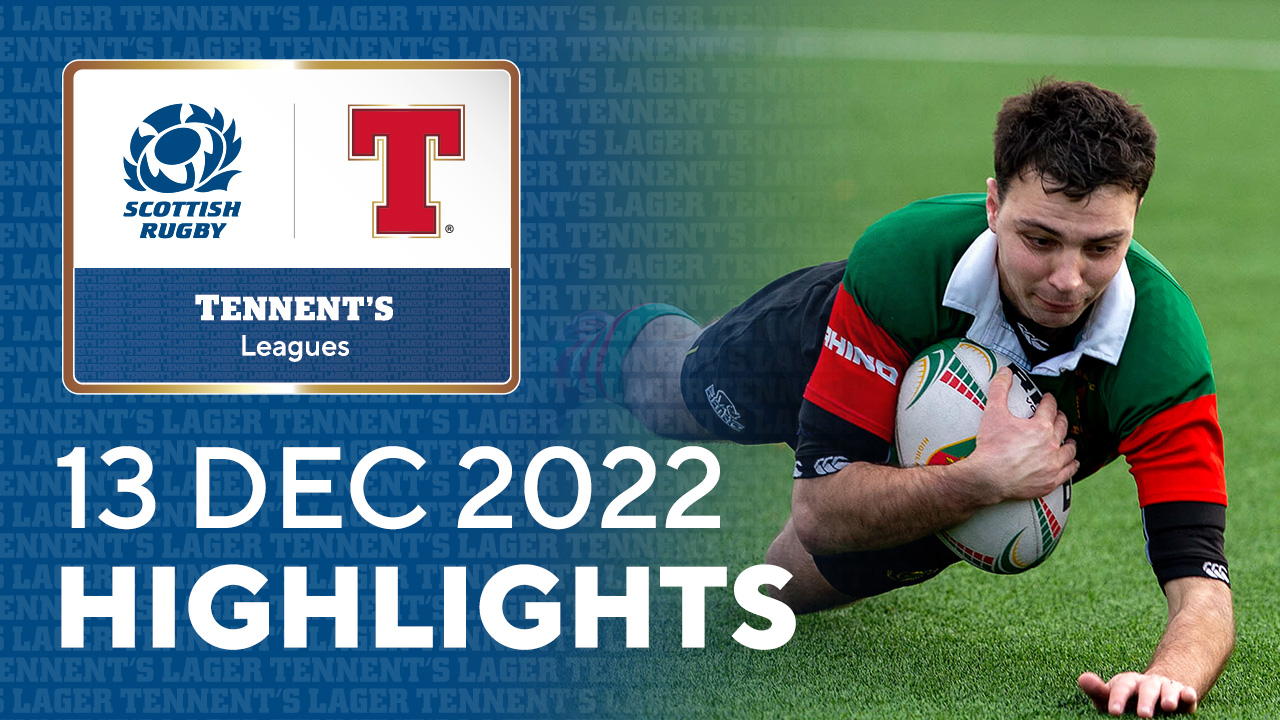 Tennent's Men's National League Highlights 13th December 2022