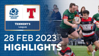 Tennent’s Men’s Premiership and National Leagues | Highlights – 28th February 2023