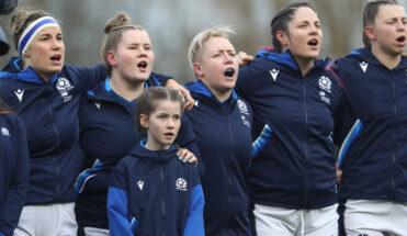Scotland players sing the flower of Scotland  25/3/2023