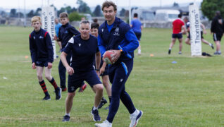 Scotland Captain Jamie Ritchie Visits Boyhood Club