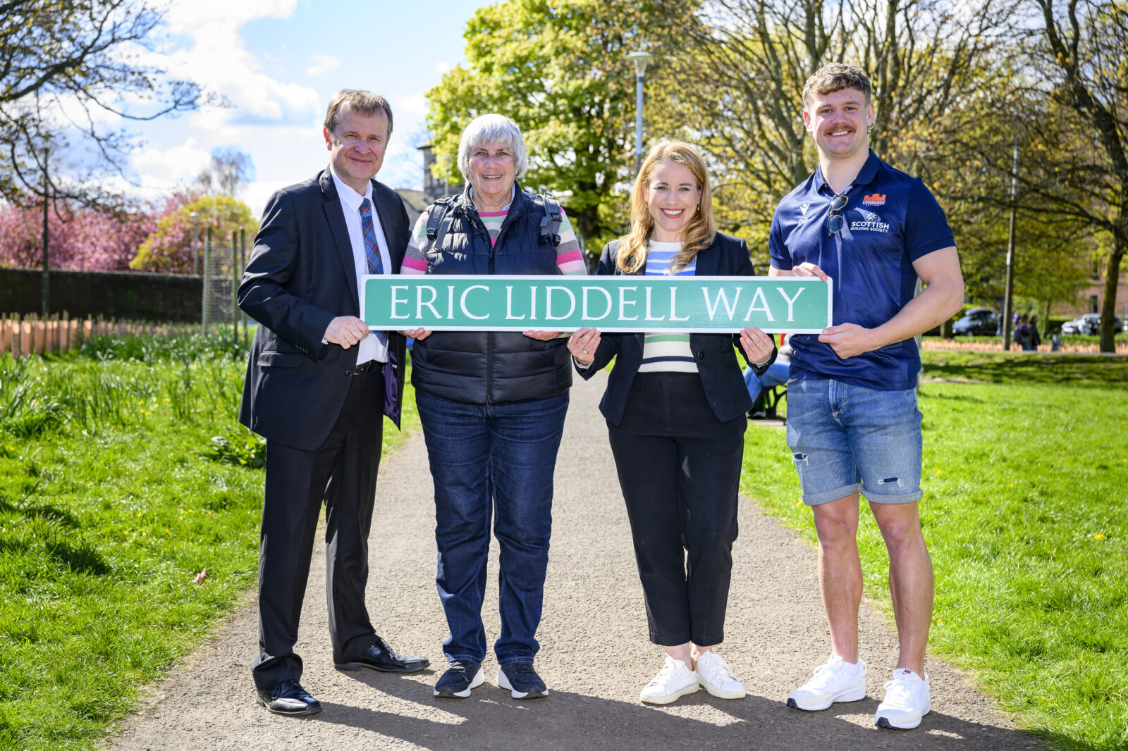 **Pics free to use**The Eric Liddell Way Path Unveiling