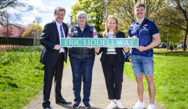 **Pics free to use**The Eric Liddell Way Path Unveiling