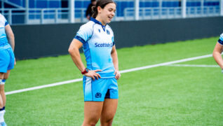 Lucia Scott; full-back’s rapid rise through the ranks