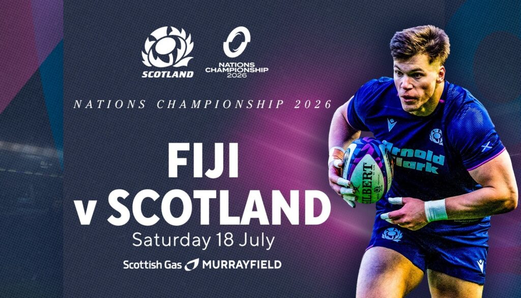 Fiji to host Nations Championship match against Scotland at Scottish Gas Murrayfield