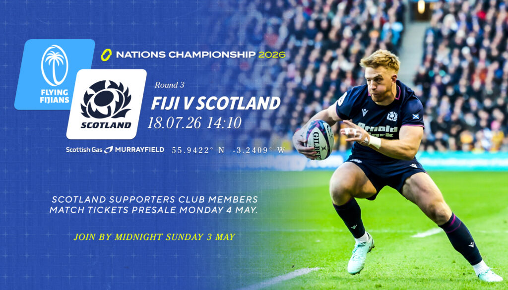 Fiji v Scotland: Kick-off time confirmed