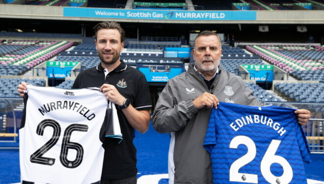 Newcastle United and Everton legends looking forward to Scottish Gas Murrayfield clash