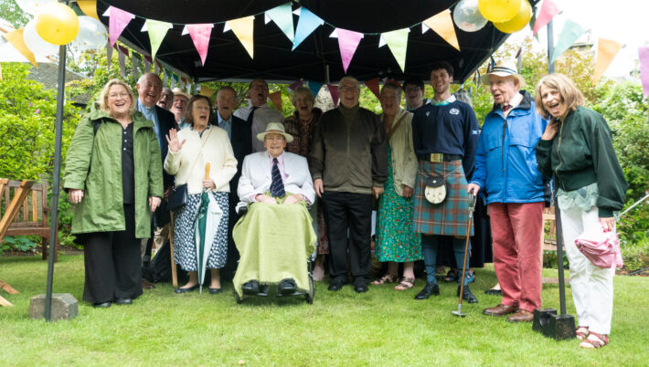 Scotland’s oldest cap celebrates his 100th birthday