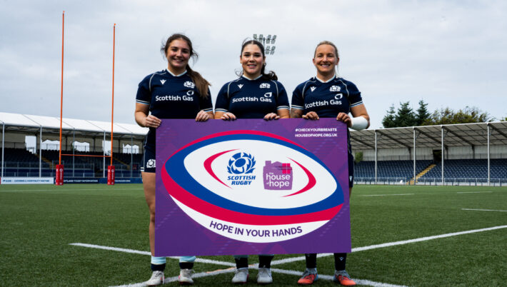 House of Hope working with Scottish Rugby for Breast Cancer Awareness Month