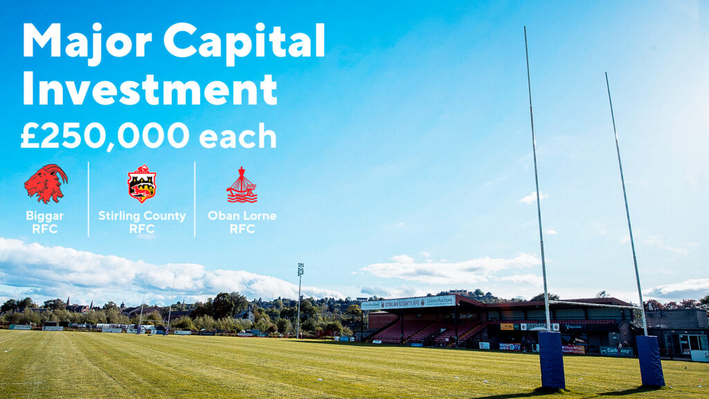 Three community clubs receiving Major Capital Investment to develop facilities